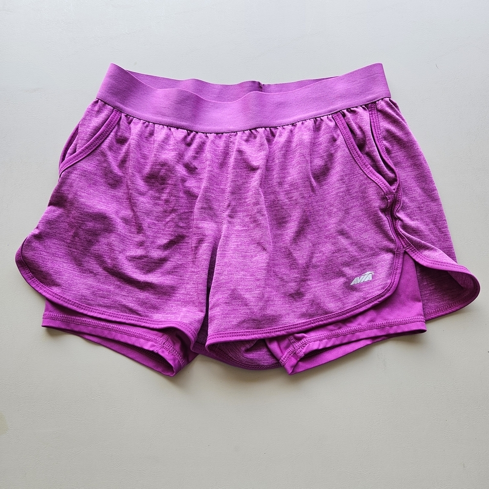 Avia Women's Vibrant Purple Athletic Shorts Small